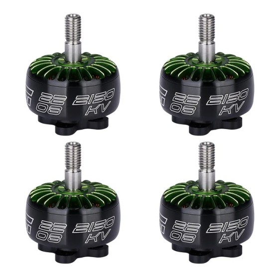 Original IFlight XING 2208 1800KV/2450KV Motor Schwarz für RC FPV Flugzeug Drohnen Zubehör